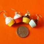 Kawaii Earrings Cupcake Miniature Polymer Clay..