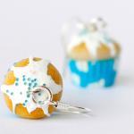 Cute Earrings Cupcake Sky Miniature Kawaii Polymer..